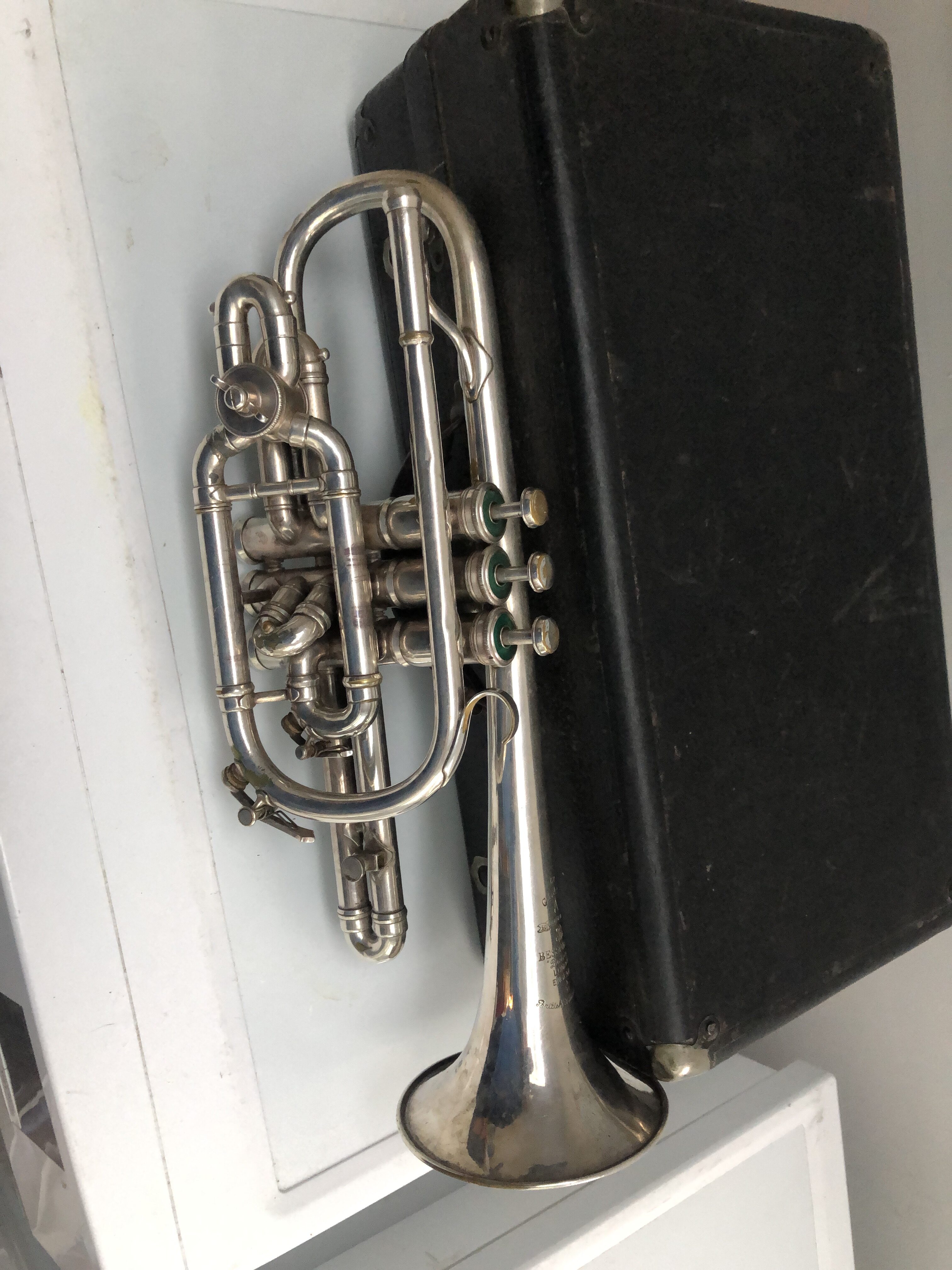 Read more about the article Besson long model Cornet with Bb/ A change